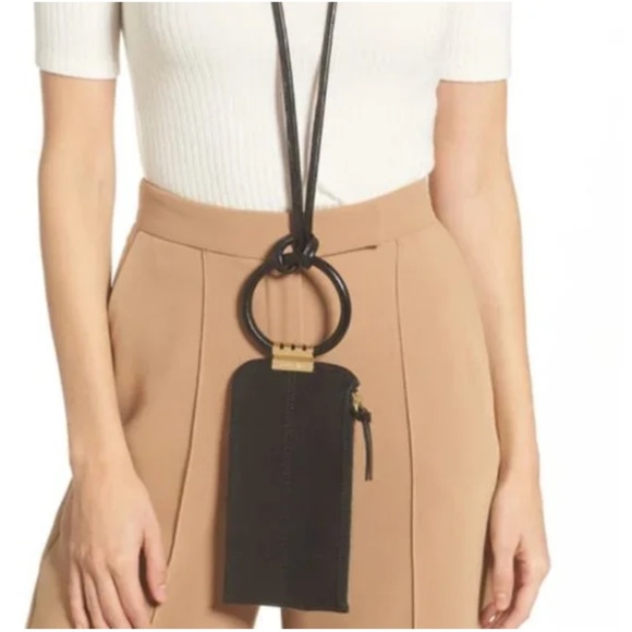 SEE BY CHLOÉ Eleonora Pouch Black Leather - Picture 2 of 10